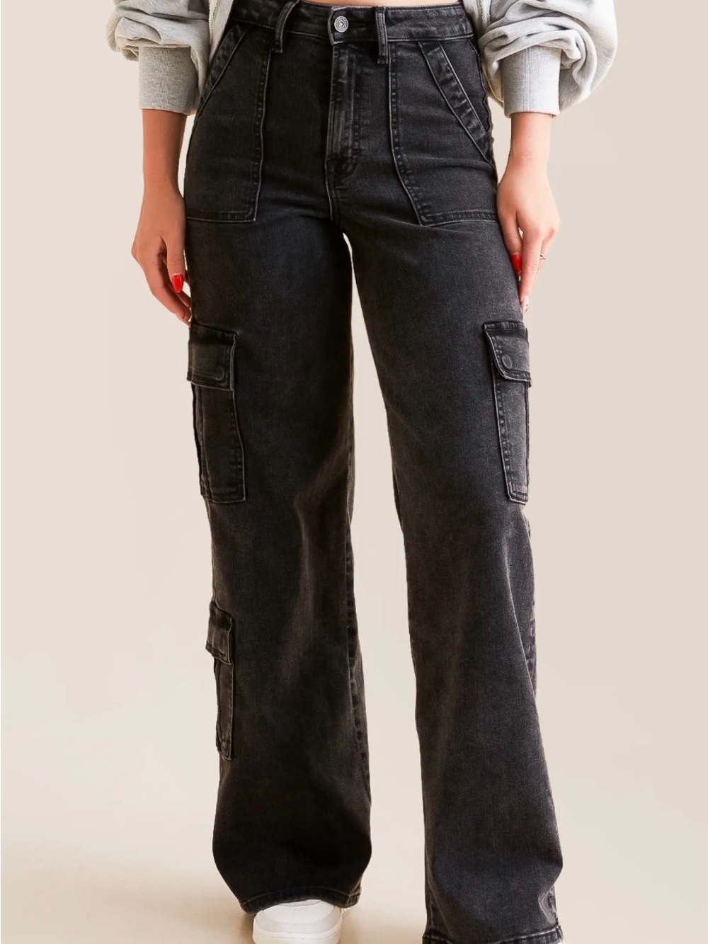Hidden Jeans Cargo Wide Leg Jeans